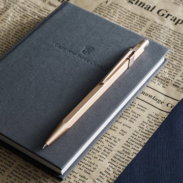 CARAN dACHE 卡達 844 玫瑰金 Brut Rosé 自動鉛筆-免費刻字