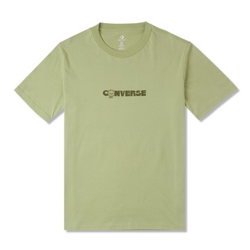 CONVERSE EARTH MOON SUN TEE 短袖上衣 男 綠色-10025277-A03