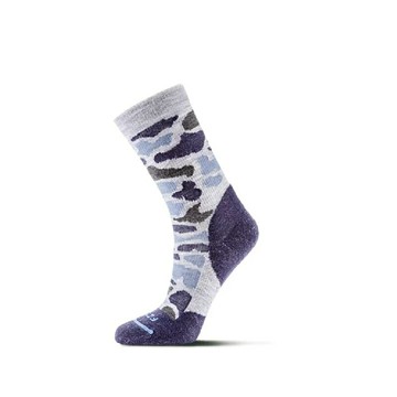 ├登山樂┤美國 FITS Light Hiker - Crew - Camp 中筒薄毛圈-淺灰藍 # F1059-090