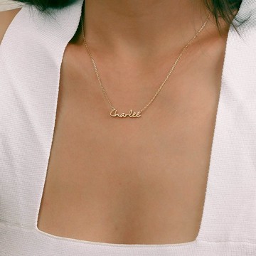 浪漫英文字母項鏈百搭頸鏈客製化姊妹禮物上班族通勤風飾品潮