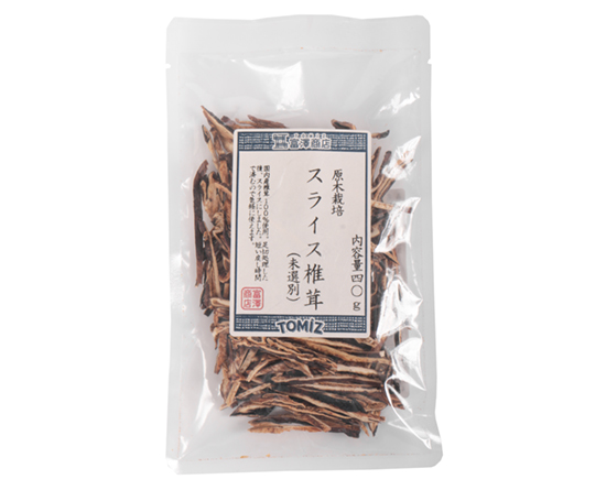 国産スライス椎茸（未選別）   40g