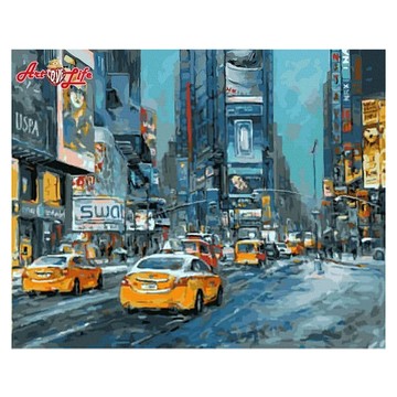 ArtLife 藝術生活 DIY數字油畫 DT205 50 x 40cm  時代廣場  1個