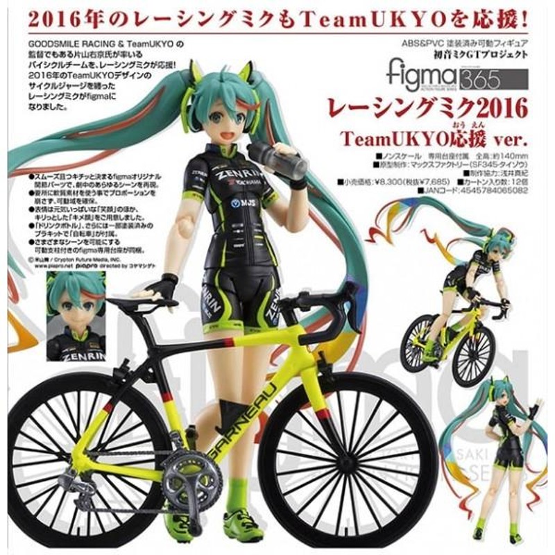 初音ミクGTプロジェクト figma レーシングミク2016 TgamUKYO応援 ver.(予約)[マックスファクトリー] |  LINEブランドカタログ