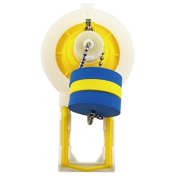 Elephant Waters 沐象 二段可調式 前壓型馬桶省水器 DIY生活衛浴配件  14.5 x 7cm  白色 + 黃色 + 藍色  1個