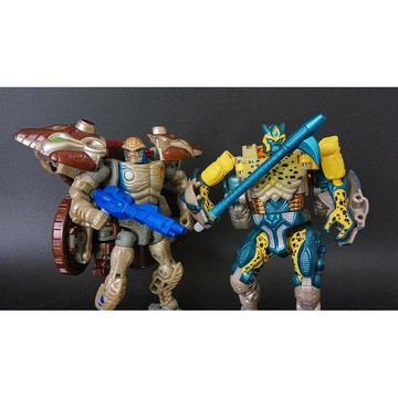 【杯麵宅品】現貨 震盪波實驗室 SL-32 野獸之戰金屬變體 老鼠、黃豹勇士 武器配件包