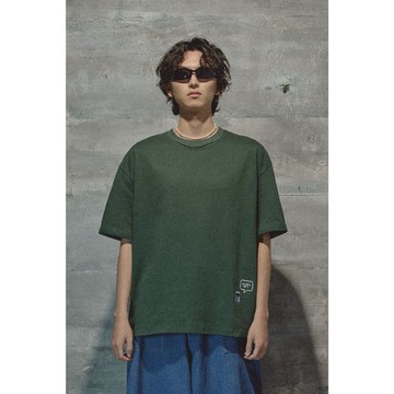 【NOIR】刺繡印花T 街頭風T恤 純棉短T 寬鬆短T 潮流短T 百搭短T 中性短T 上身 短袖 短T T恤