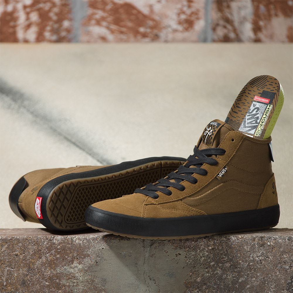 Vans The Lizzie 男女款咖啡色專業滑板鞋