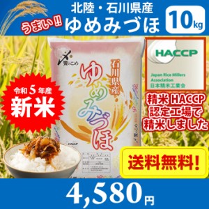 北陸・石川県産 ゆめみづほ 10kg 送料無料!!(北海道、沖縄、離島は別途700円かかります。)