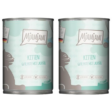 MjAMjAM 魔力喵 迷幻喵主食罐 36｜貓咪濕糧 無穀 單一蛋白  好火雞 + 鮭魚油  400g  2罐