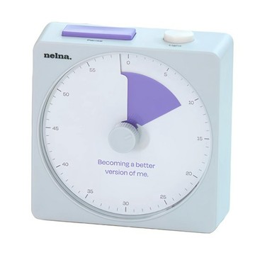 nelna. 自律定時時間管理器  藍紫色/紫色系  1個