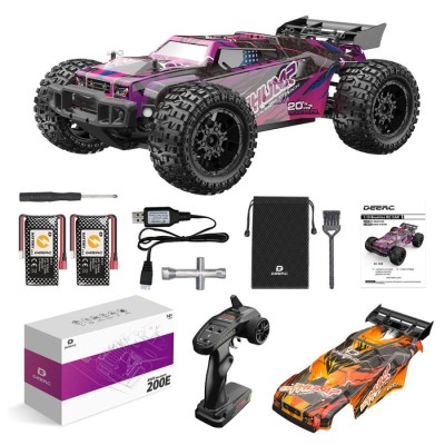DEERC ラジコンカー 速い オフロード 高速 大人 子供 4WD 1/10