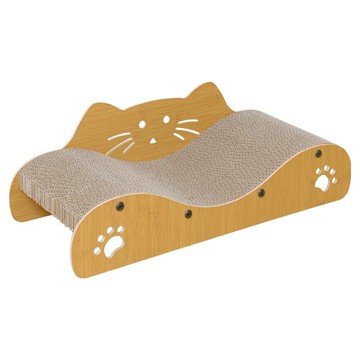 dayneeds 日需百備 貓傢俱 貓貓抓抓貴妃椅  1個  木色  60 x 26 x 19cm