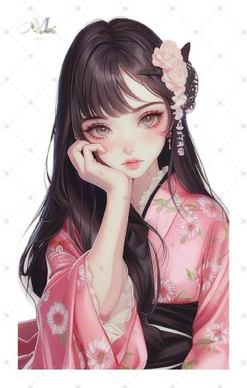 貼紙 original sticker 人物貼紙 原創貼紙 女孩貼紙 裝飾貼紙