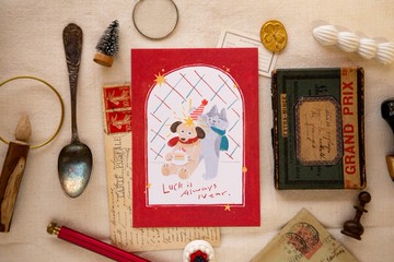 幸運星明信片 驚喜