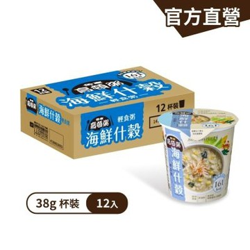 金車伯朗 高頓粥 海鮮什穀輕食粥-12杯/箱