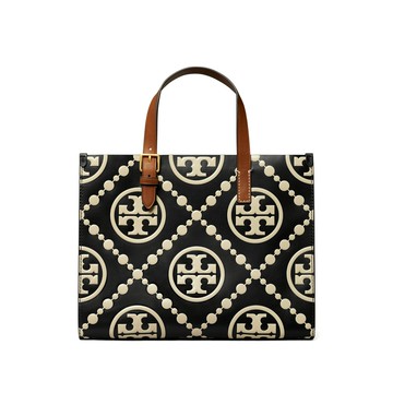 TORY BURCH T Monogram 小號托特包Tote包購物袋單肩手提包 141646(B品)  ~【 購物節優惠 ★ 菲尼斯 國際精品 3折起 】