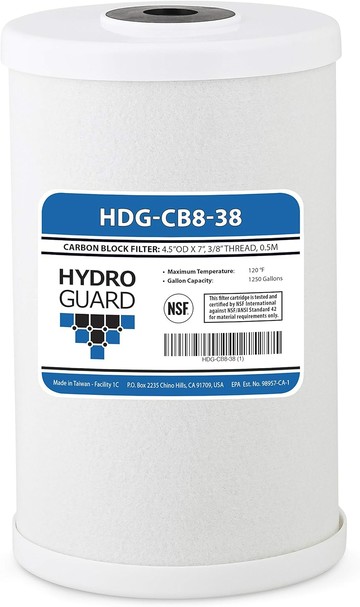 [o美國直購] Hydronix HDG-CB8-38 NSF認證 副廠濾芯 適用於 Amway E84, E85, A101, E-9225 Carbon Block Water Filter