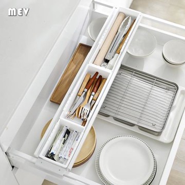 抽屜內上下分層架內置分隔板抽中抽餐具收納盒可伸縮置物架整理盒