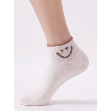 浪莎襪子女短筒純棉春秋防臭吸汗防滑不掉跟棉襪秋季運動女士短襪