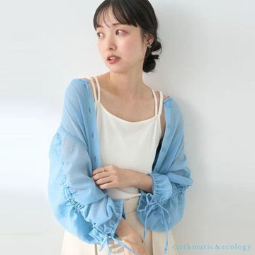 【earth music】水鑽裝飾隙間吊帶背心