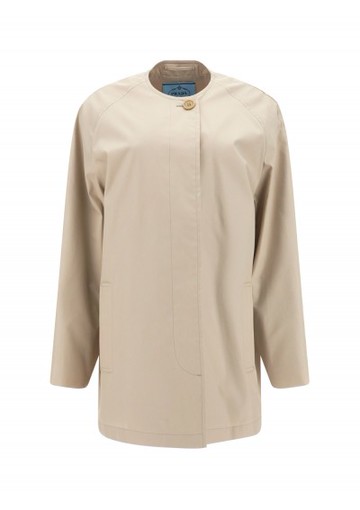 Prada - Caban Coat - Womens - Brown