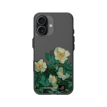 iPhone 17 Clear (相機按鈕) 酷墨灰 - Van Gogh Museum - 野玫瑰