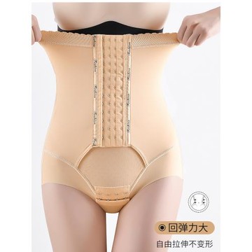 高腰排扣收腹提臀隱藏jj偽娘變裝束腰透氣美體塑身褲女裝大佬內褲
