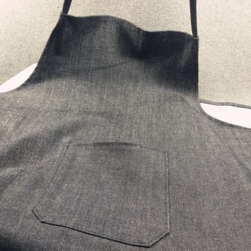 藍黑色牛仔布圍裙 廚房圍裙單寧赤耳 加厚手工牛仔圍裙100cmX72CM