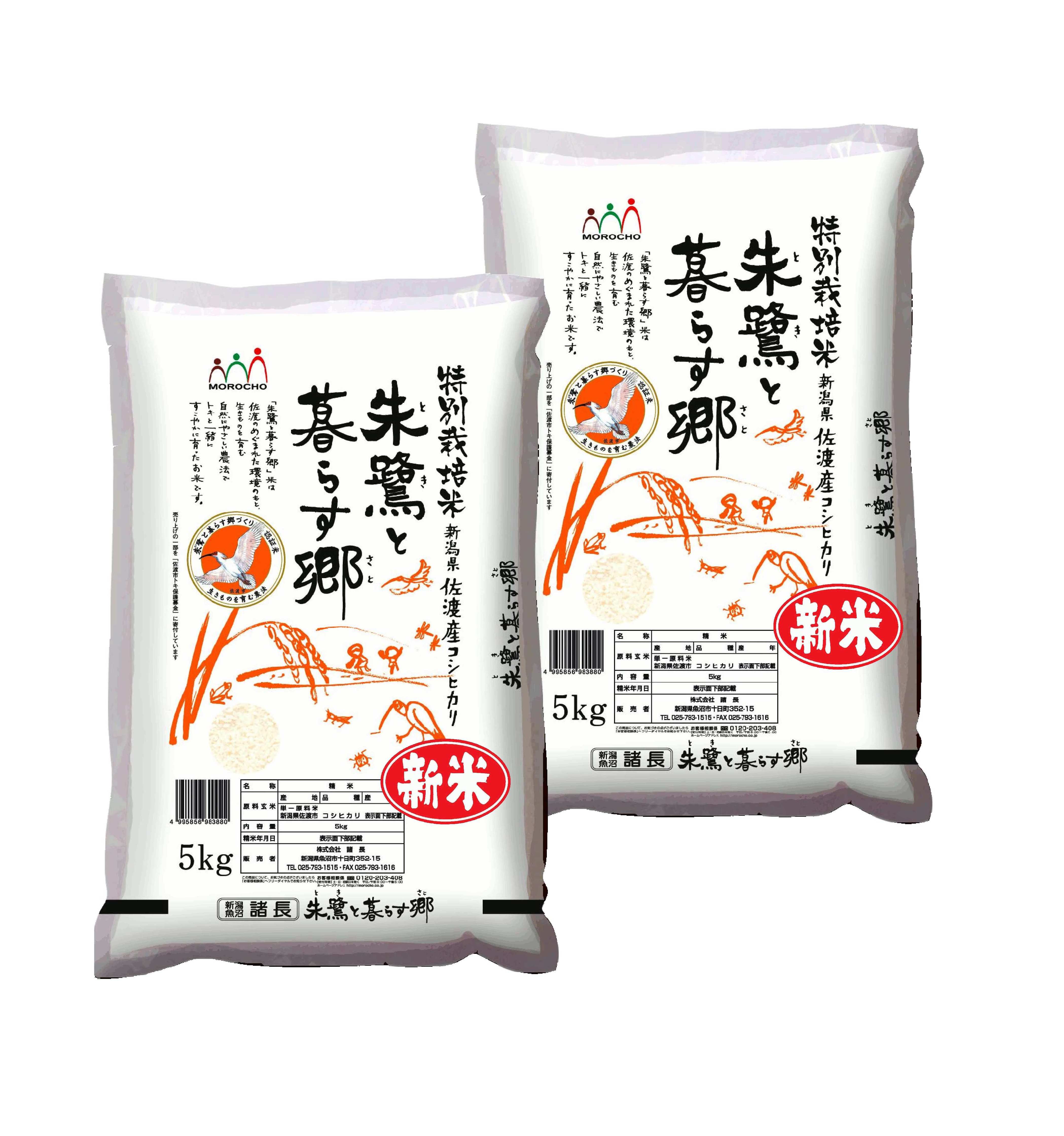 　佐渡産コシヒカリ特栽米　10kg（5kg＊2袋）　精米　産地直送