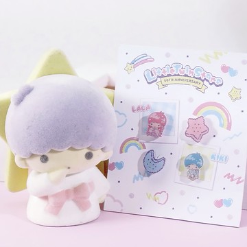 【STORY故事銀飾】LittleTwinStars 50th星舞系列-雙星仙子造型耳環組-拍貼款