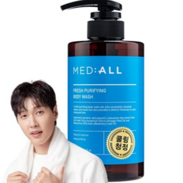 [快速送貨] 正韓 MEDIALL 🚿淨化沐浴乳 480ml❄️｜茶樹綠茶精華 涼感潔淨 夏日必備💦