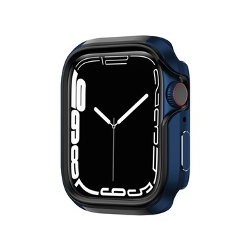 Apple Watch 錶殼 Apple Watch Series 9/8/7 (41mm) 鋁合金雙料邊框保護殼(深海藍)