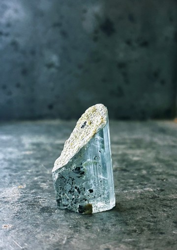 巴基斯坦 海藍寶 礦石 原礦 喉輪 擺件