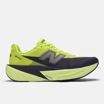 New Balance 紐巴倫 Fuelcell Rebel V5 MFCX4TR 男 競速跑鞋 寬楦 黃綠 黑