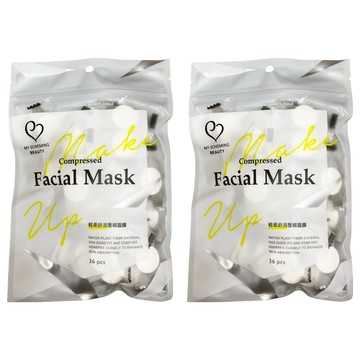 MY SCHEMING 我的心機 輕柔舒適壓縮面膜  2個  無香味