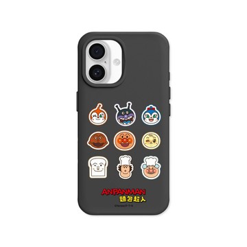 RHINOSHIELD iPhone 15/Plus/Pro/Pro Max SolidX MagSafe兼容 強化吸震緩衝防摔磁吸手機殼｜麵包超人-角色大頭貼