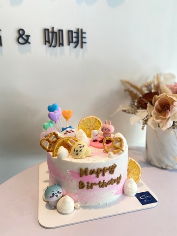 吉伊卡哇 卡娜赫拉 公仔主題蛋糕 客製化 題字蛋糕 蛋糕 鑠甜點