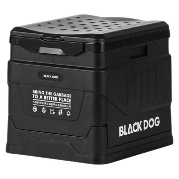 BLACK DOG 黑狗 便攜折疊馬桶  黑色  1個