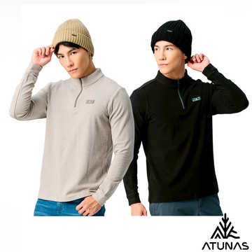 【ATUNAS 歐都納】男款經典保暖拉鍊衫A2PS2551M/2色可選