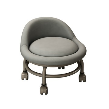 家用靠背圓凳小凳子茶幾凳帶娃神器學步凳換鞋修腳萬向輪滑輪矮凳 雙11全館免運