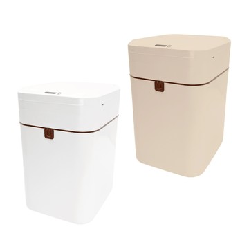 12-15L電池款 方形智能感應垃圾桶 電動垃圾桶 垃圾筒 可抽繩自動吸袋垃圾桶 感應垃圾桶