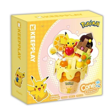 Keepplay積木 寶可夢 甜筒系列 皮卡丘