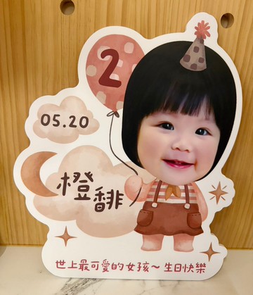2025新款 星月生日立牌 生日貼紙 生日掛旗 生日插旗