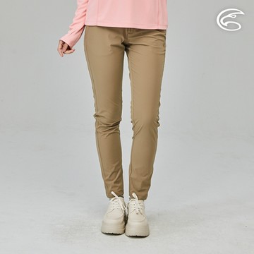 ADISI 女彈性快乾休閒合身長褲AP2311097 (S-XL) 亞麻褐