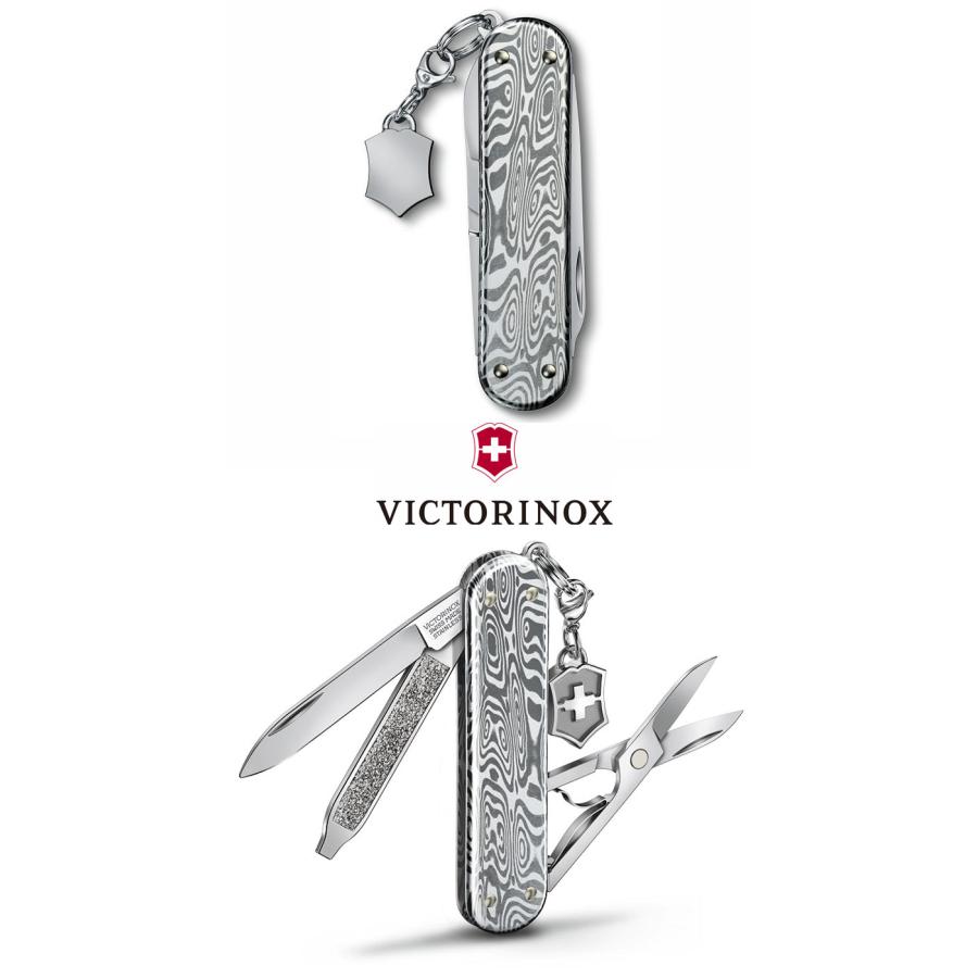 ビクトリノックス ナイフ ダマスカス クラシックブリリアント VICTORINOX 万能ナイフ 十徳ナイフ 小型 マルチツール 折りたたみ 0.6221.34 OTTD