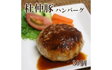 「大仙市産 杜仲豚ハンバーグ30個」長沼商店