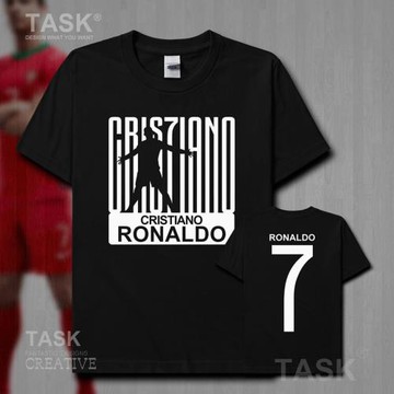 CR7尤文羅納爾多意甲足球短袖T恤