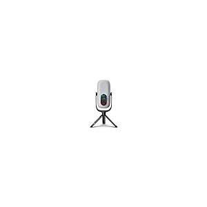 JLab Epic Talk USB Microphone, White, USB C Output, Cardioid, Om 並行輸入品