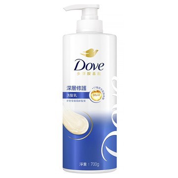 多芬深層修護洗髮乳 針對受損易斷髮質  700g  1瓶