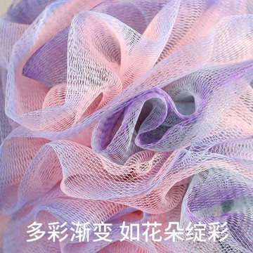 熱賣中🎉嫺貴薇大號蓬鬆沐浴球高檔不散超柔軟浴花洗澡搓澡起泡親膚澡花